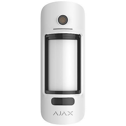AJAX Wireless Outdoor Motion Detector with Visual Alarm Verification, Anti-Masking, and Pet Immunity, White