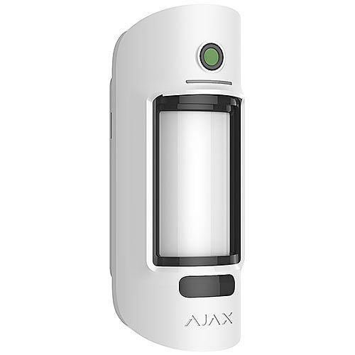 AJAX Wireless Outdoor Motion Detector with Visual Alarm Verification, Anti-Masking, and Pet Immunity, White