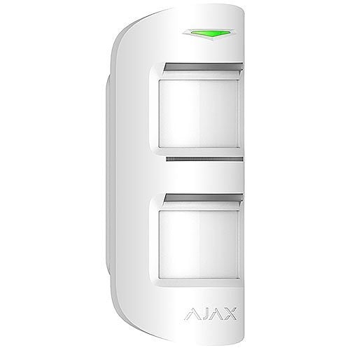 AJAX Wireless Outdoor Motion Detector with Anti-Masking and Pet Immunity, White